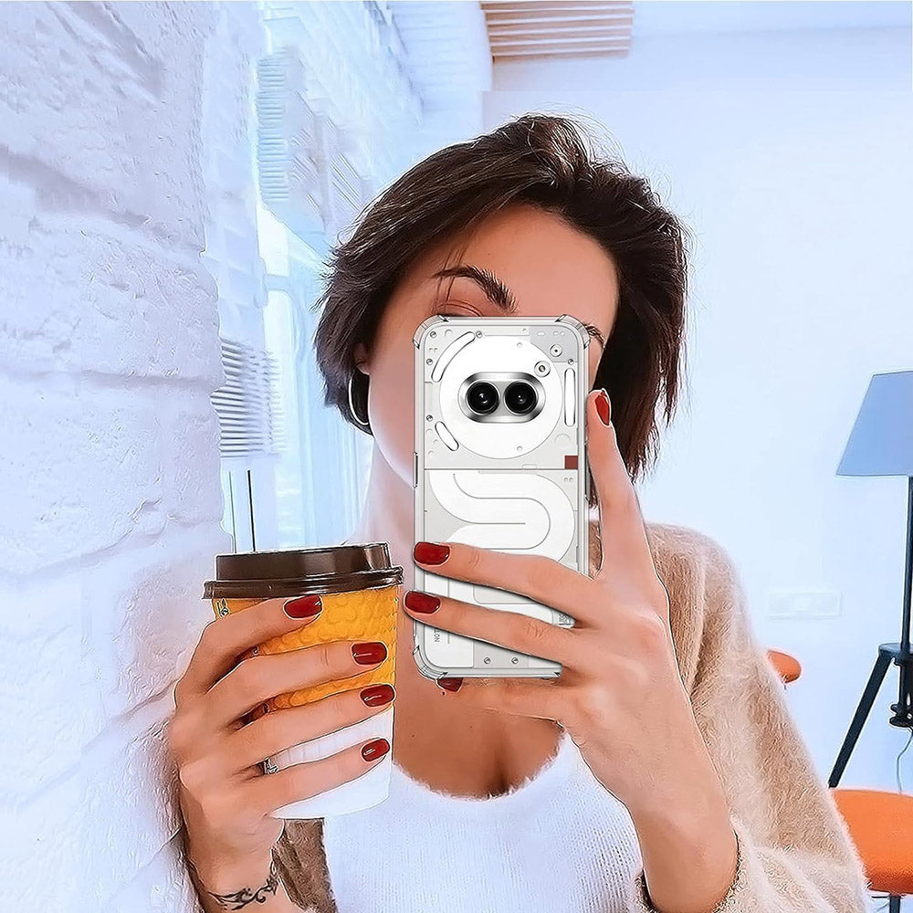 Deksel for Nothing Phone (4a), Techsuit, Shockproof Clear, Gjennomsiktig
