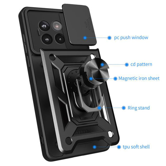 Deksel til OnePlus 13R, Techsuit, CamShield, Grønn