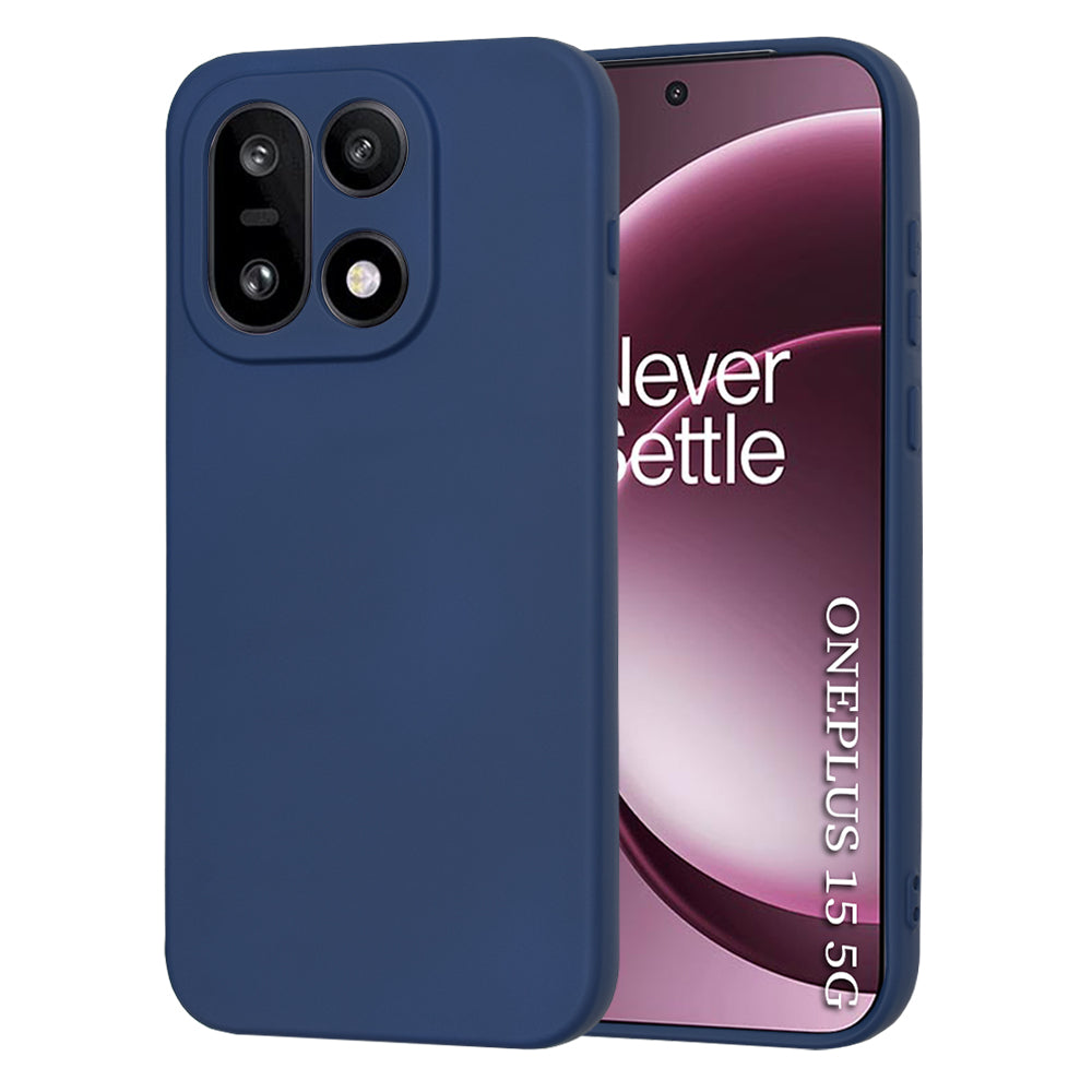 Deksel for OnePlus 15, Techsuit, SoftFlex, Marineblå