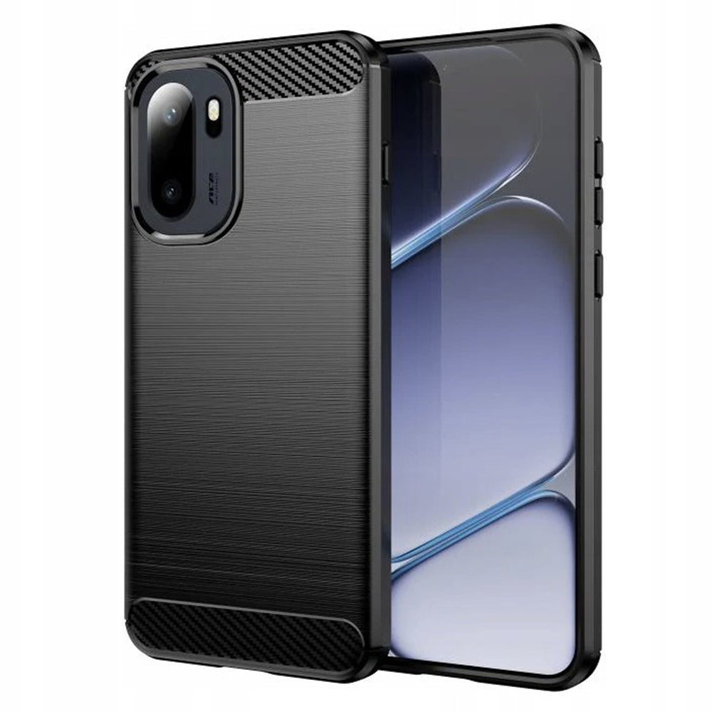 Deksel for OnePlus 15R, Techsuit, Karbon, Svart