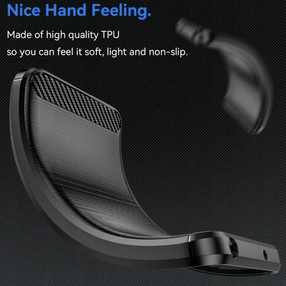 Deksel for OnePlus 15R, Techsuit, Karbon, Svart