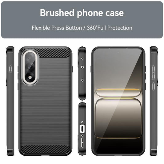 Deksel for OnePlus Nord 5, Techsuit, Karbon, Svart