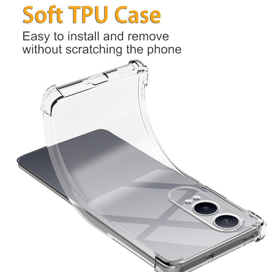 Deksel for OnePlus Nord CE4 Lite, Techsuit, Støtsikker Klar, Transparent