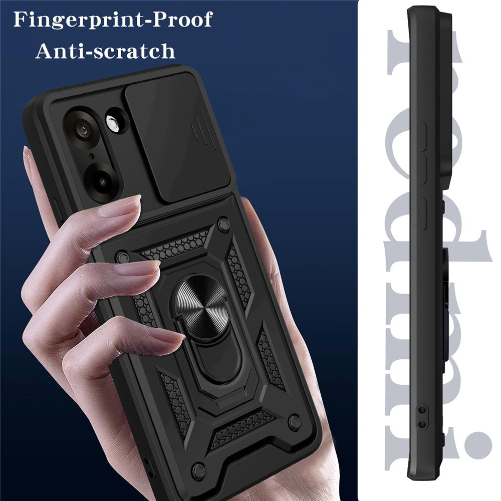 Deksel til OnePlus Nord CE5, Techsuit, CamShield, Svart