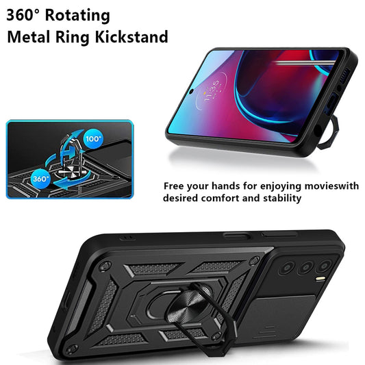 Deksel for Oppo A16s / A54s / A16, Techsuit, CamShield, Svart