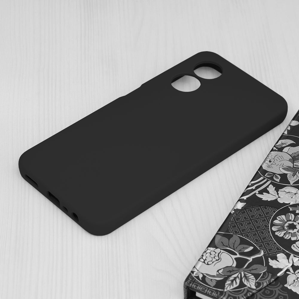 Deksel for Oppo A17, Techsuit, Soft Edge, Svart