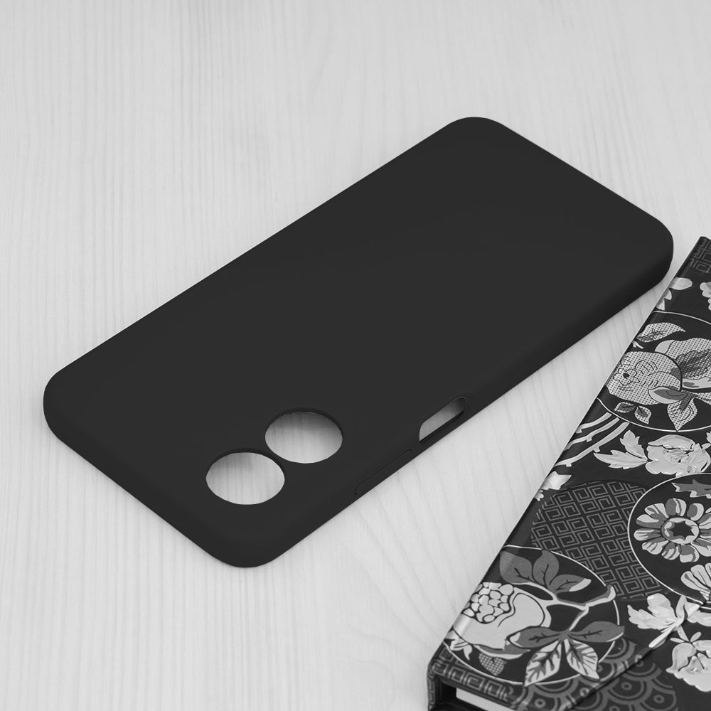 Deksel for Oppo A17, Techsuit, Soft Edge, Svart