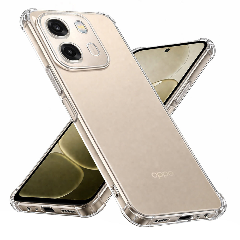 Deksel for Oppo A6 4G, Techsuit, Shockproof Clear, Gjennomsiktig