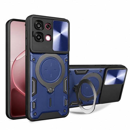 Deksel for Oppo A6 Pro 5G / A6 Pro 4G, Techsuit, CamGuard Pro, Blå