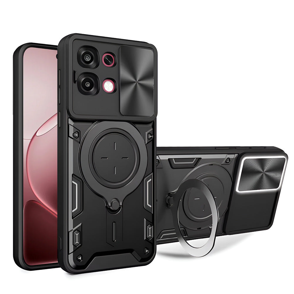 Deksel for Oppo A6 Pro 5G / A6 Pro 4G, Techsuit, CamGuard Pro, Svart