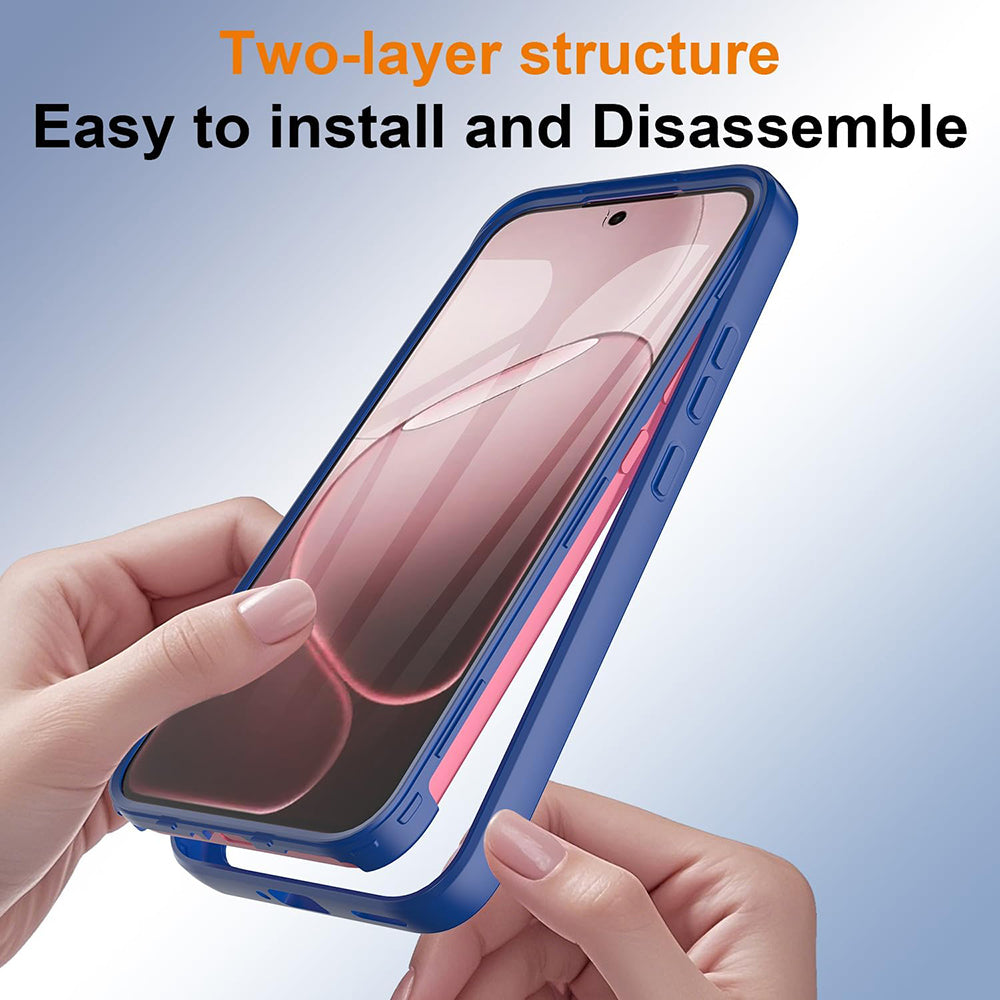 Deksel for Oppo A6 Pro 5G / A6 Pro 4G, Techsuit, ColorVerse 360, Blå