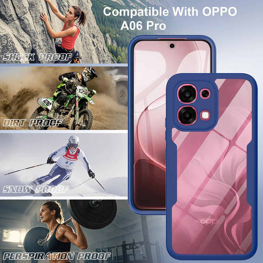 Deksel for Oppo A6 Pro 5G / A6 Pro 4G, Techsuit, ColorVerse 360, Blå