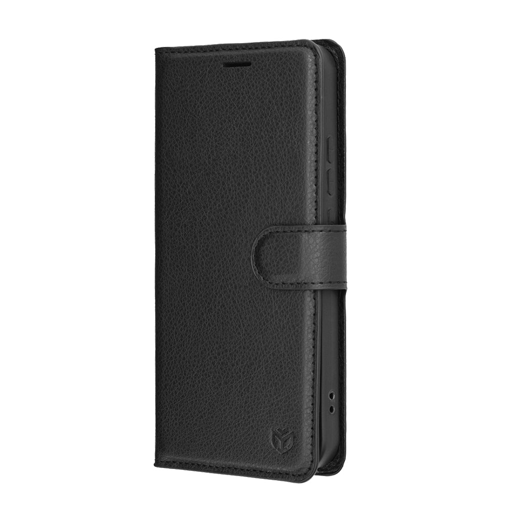Deksel for Oppo A6 Pro 5G / A6 Pro 4G, Techsuit, Leather Folio, Svart