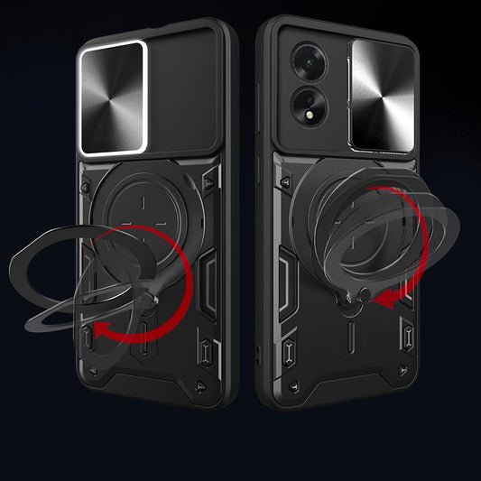 Deksel til Oppo A60, Techsuit, CamGuard Pro, Blå
