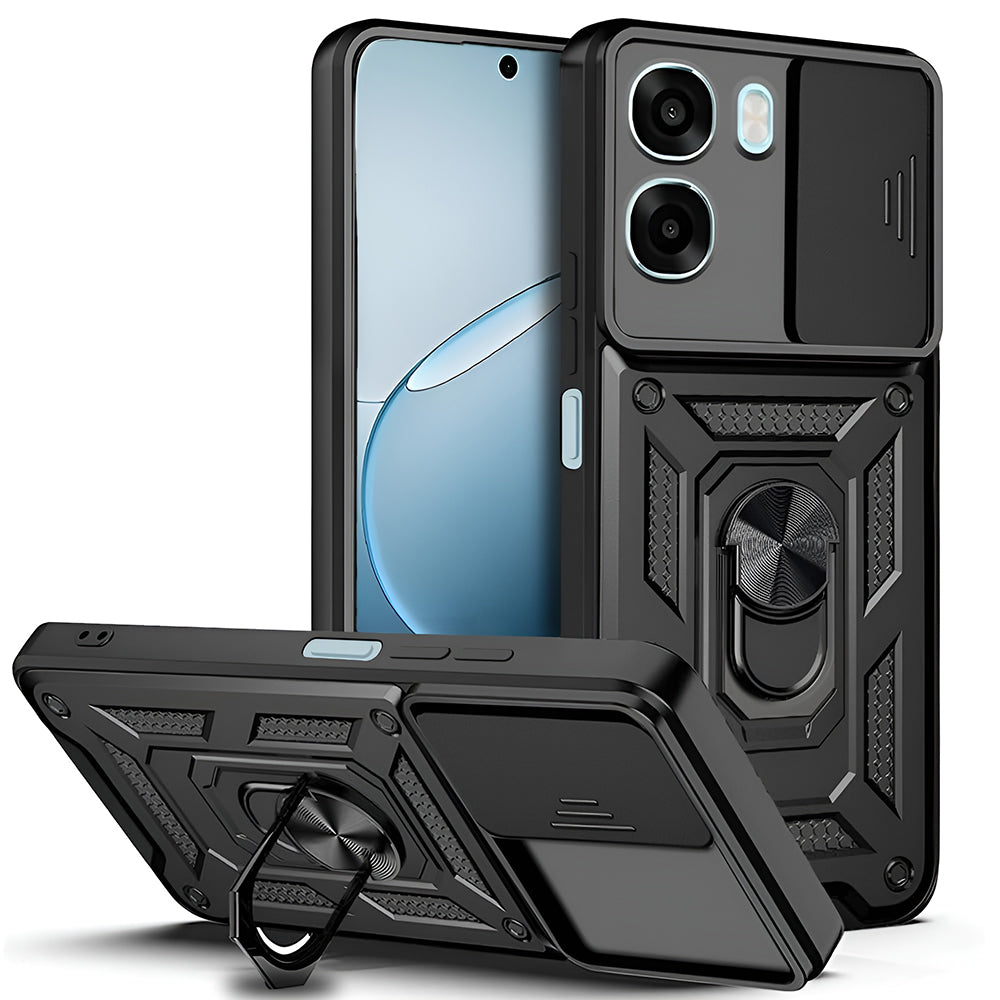 Deksel for Oppo A6x 4G / A6x, Techsuit, CamShield, Svart