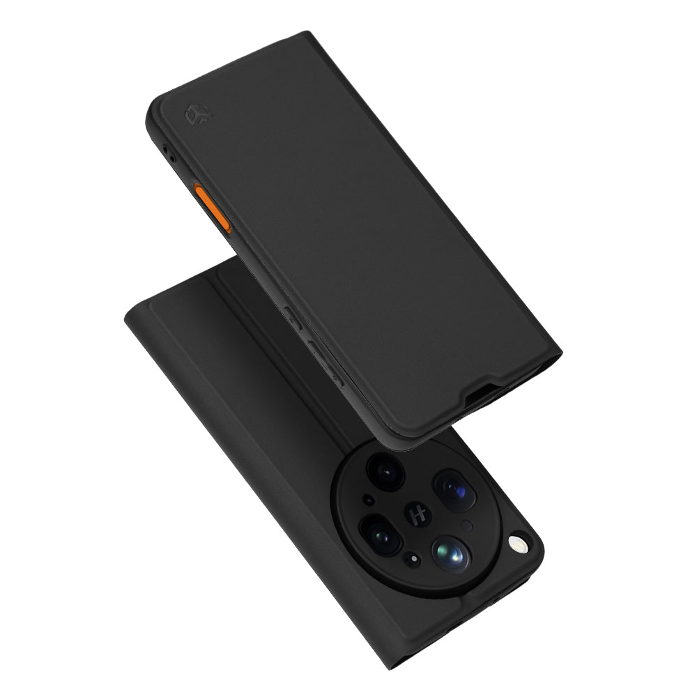 Deksel til Oppo Find X9 Ultra, Techsuit, Magskin Book, Svart