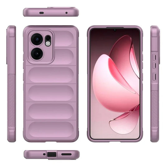 Deksel for Oppo Reno13 FS 5G / Reno13 F 4G / Reno13 F, Techsuit, Magic Shield, Rød