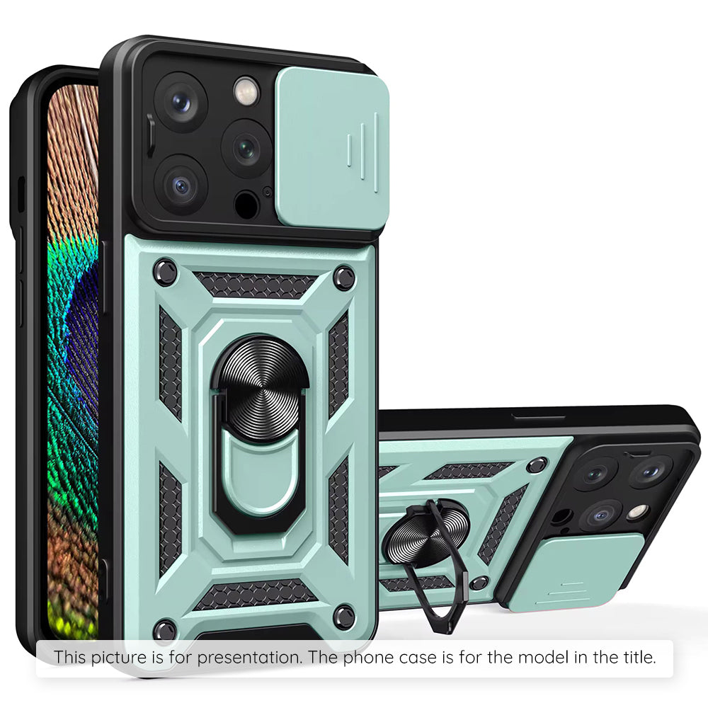 Deksel for Oppo Reno14 FS 5G / Reno14 F, Techsuit, CamShield, Grønn