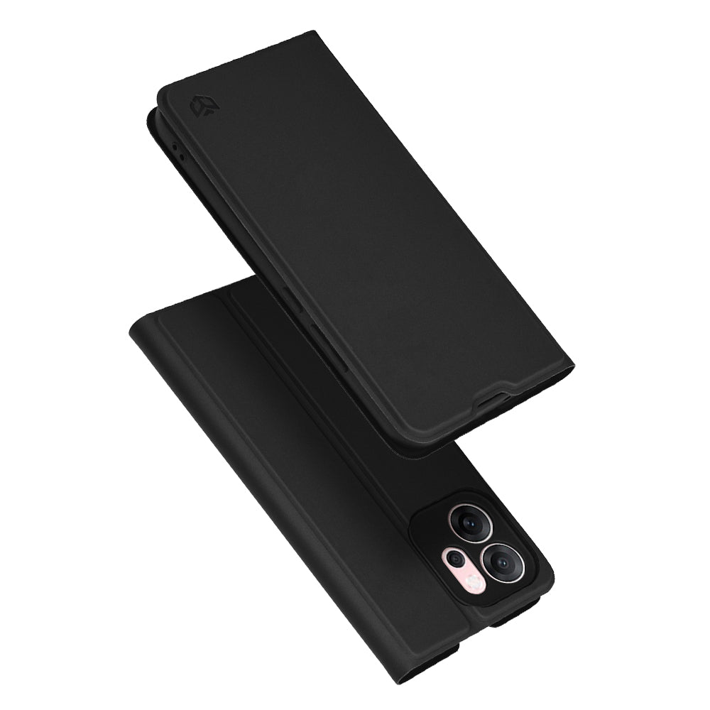 Deksel for Oppo Reno14 FS 5G / Reno14 F, Techsuit, Magskin Book, Svart