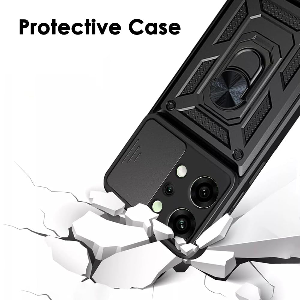 Deksel for Oppo Reno14, Techsuit, CamShield, Blå