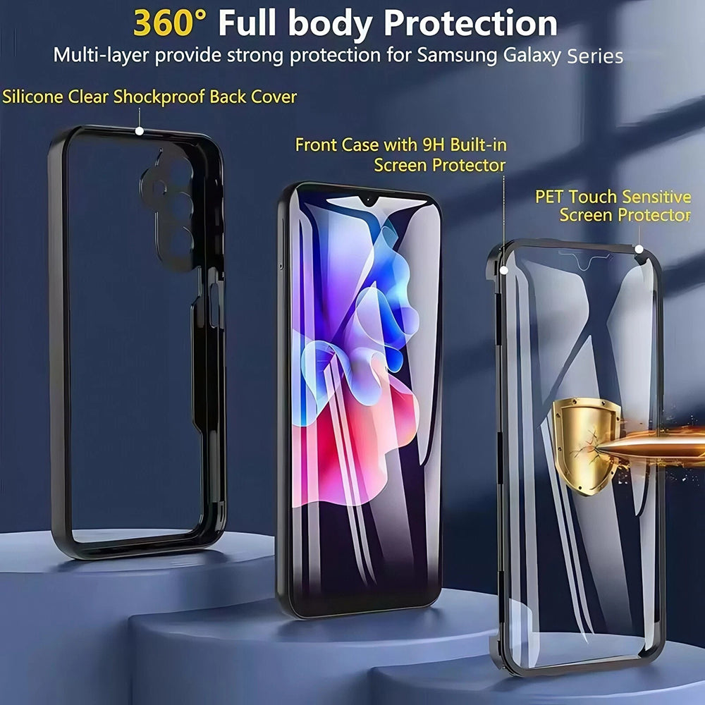 Deksel for Oppo Reno14, Techsuit, ColorVerse 360, Blå