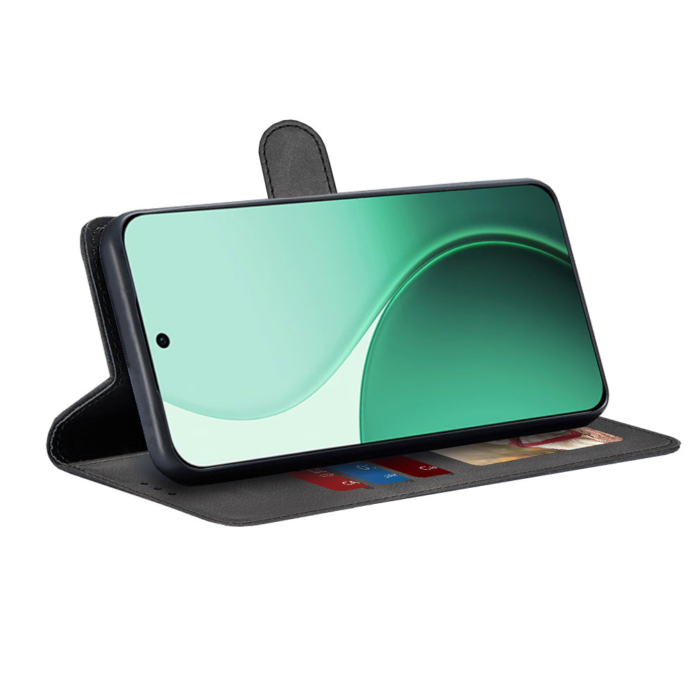 Deksel for Oppo Reno14, Techsuit, Diary Book, Svart