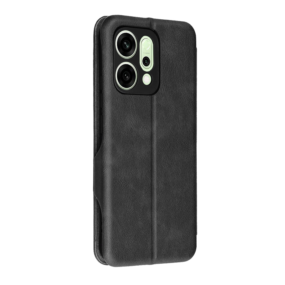 Deksel for Oppo Reno14, Techsuit, Safe Wallet Plus, Svart