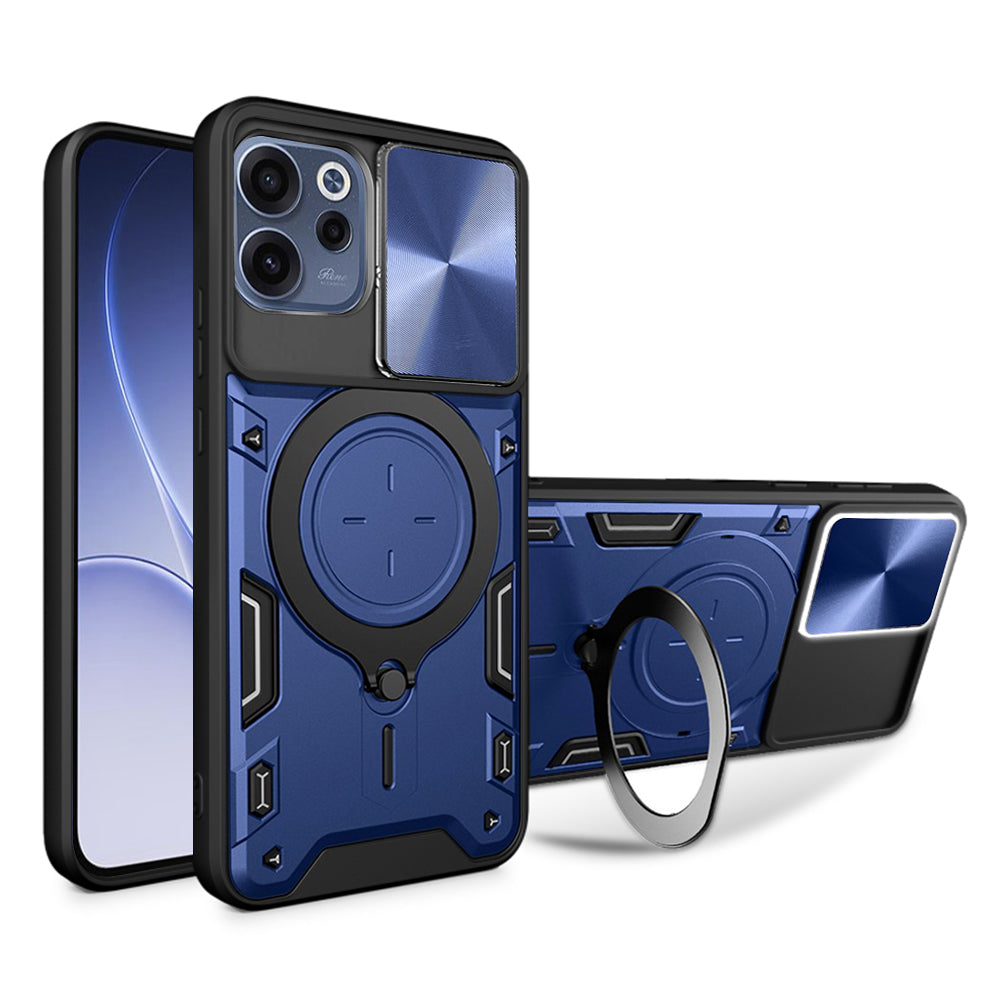 Deksel for Oppo Reno15 FS / Reno15 F, Techsuit, CamGuard Pro, Blå