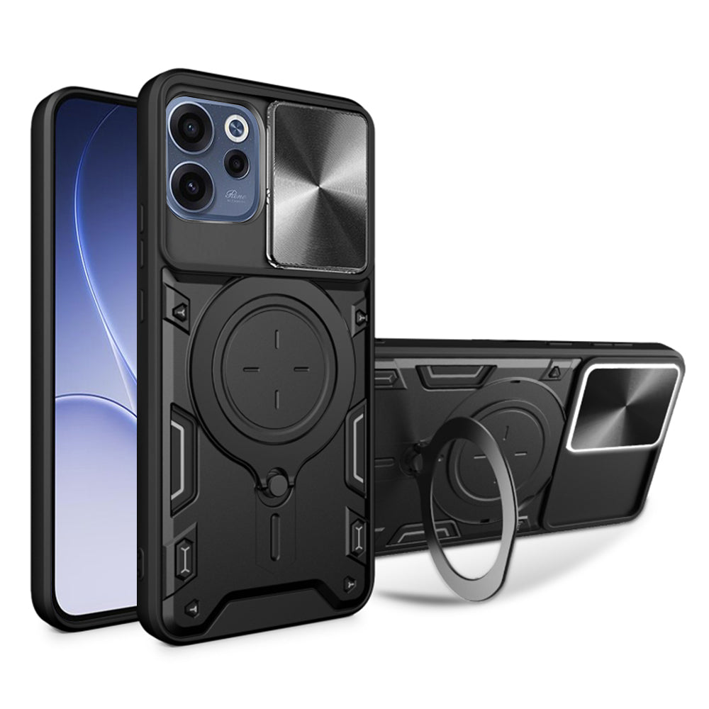Deksel for Oppo Reno15 FS / Reno15 F, Techsuit, CamGuard Pro, Svart