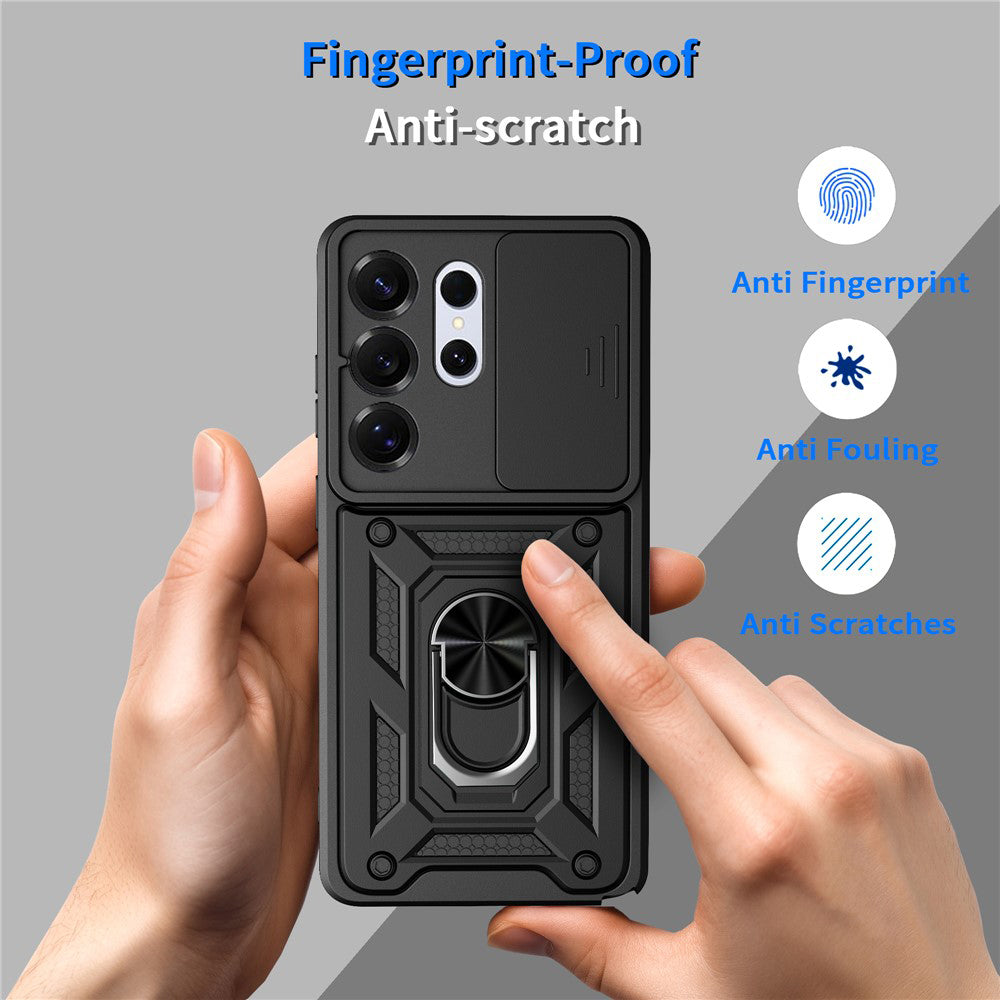 Deksel for Oppo Reno15 FS / Reno15 F, Techsuit, CamShield, Svart