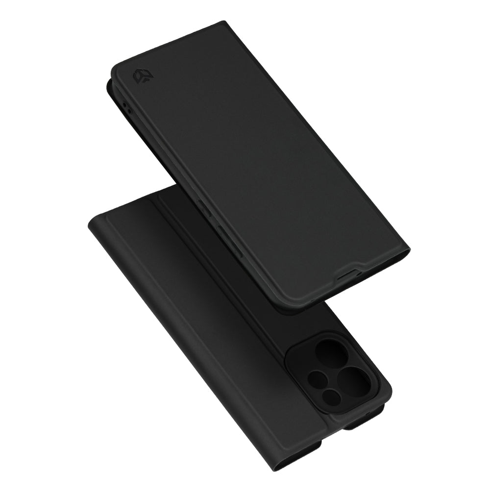 Deksel for Oppo Reno15 FS / Reno15 F, Techsuit, Magskin Book, Svart