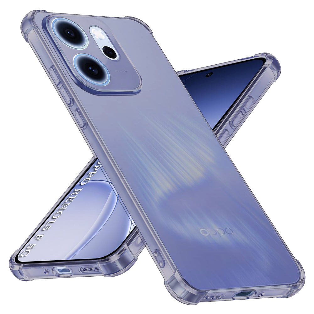 Deksel for Oppo Reno15 FS / Reno15 F, Techsuit, Støtsikker Klar, Røykfarget
