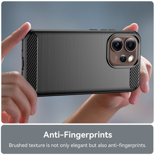 Deksel for Oppo Reno15 Pro Max, Techsuit, Karbon, Svart