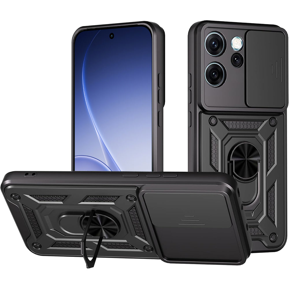 Deksel for Oppo Reno15 Pro, Techsuit, CamShield, Svart