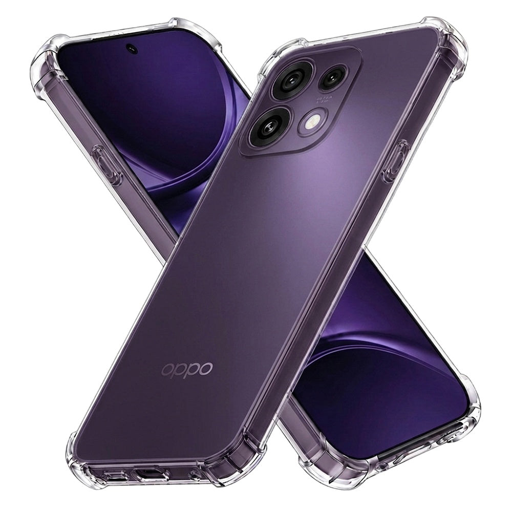 Deksel for Oppo Reno16 F / Reno16 FS, Techsuit, Støtsikker Klar, Transparent
