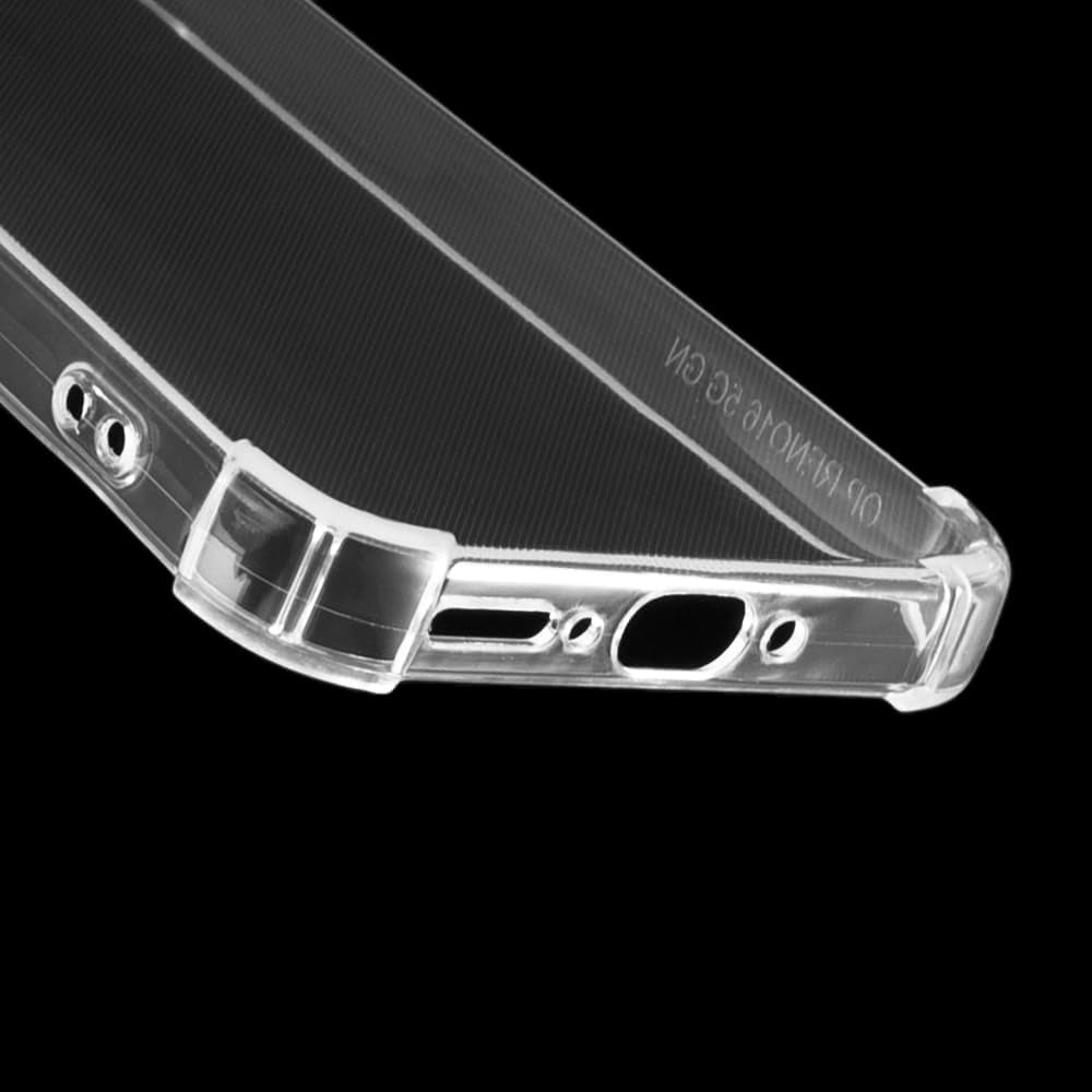 Deksel for Oppo Reno16 F / Reno16 FS, Techsuit, Støtsikker Klar, Transparent