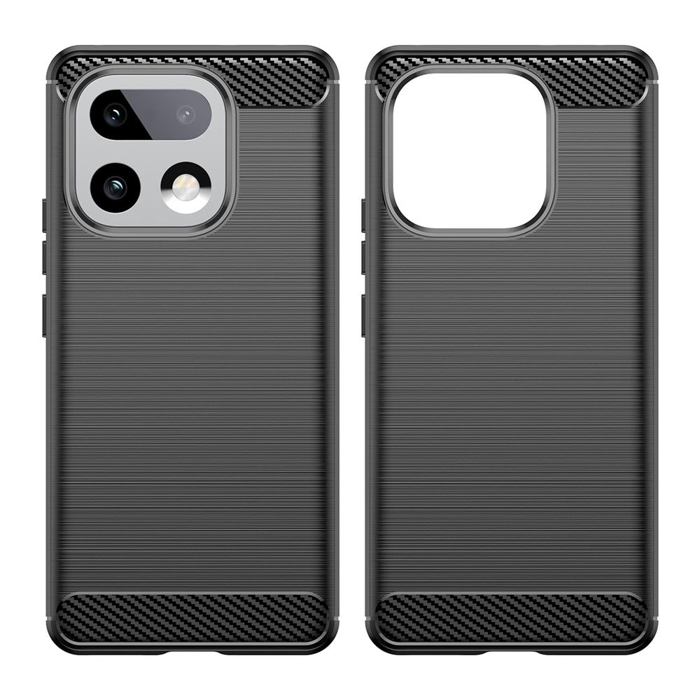 Deksel for Realme 16 Pro+, Techsuit, Karbon, Svart