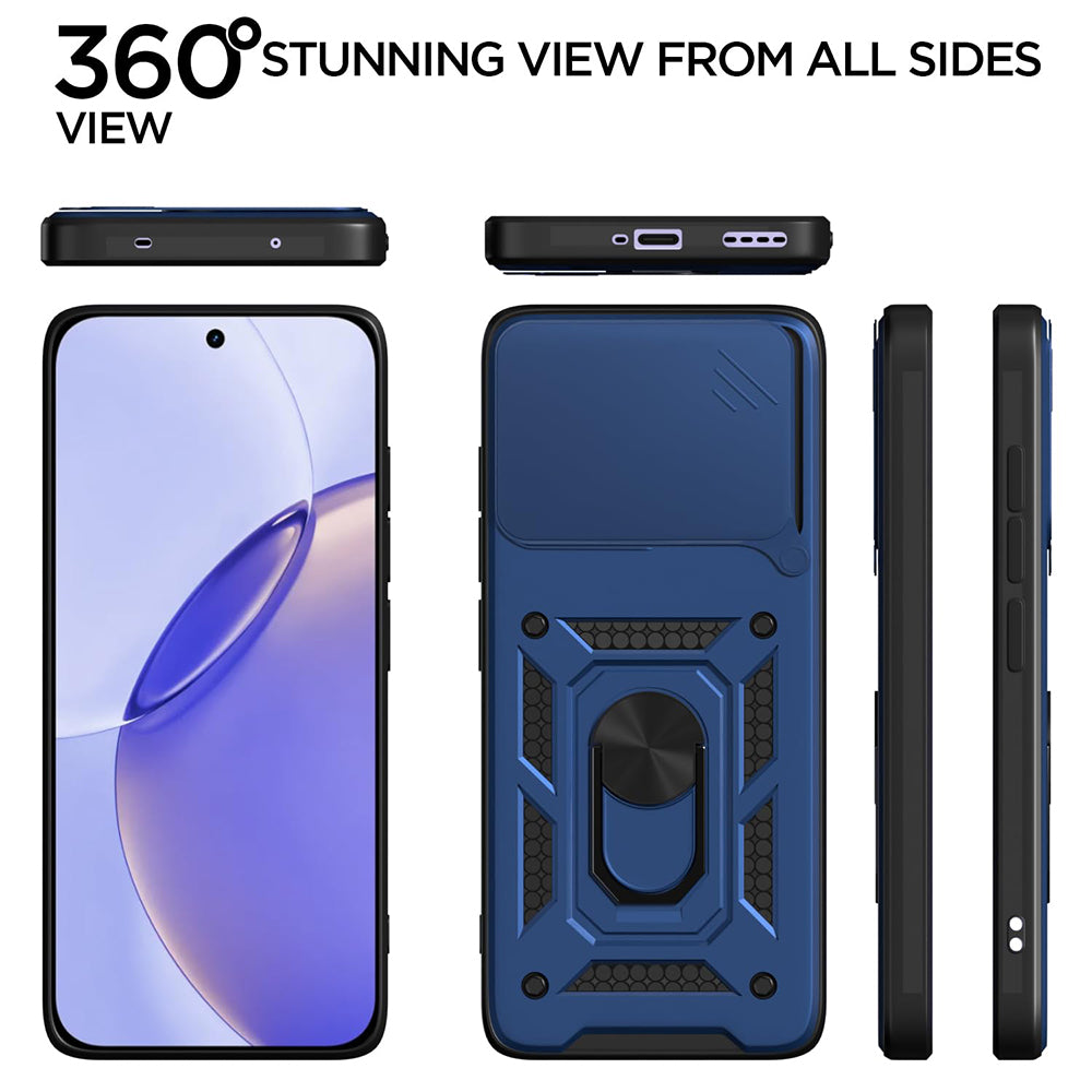 Deksel for Realme 16 Pro, Techsuit, CamShield, Blå