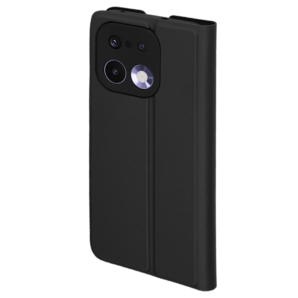 Deksel for Realme 16 Pro, Techsuit, Magskin Book, Svart