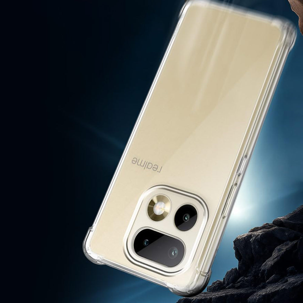 Deksel for Realme 16 Pro, Techsuit, Shockproof Clear, Gjennomsiktig