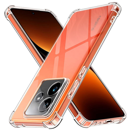 Deksel for Realme GT 7, Techsuit, Støtsikker Klar, Transparent