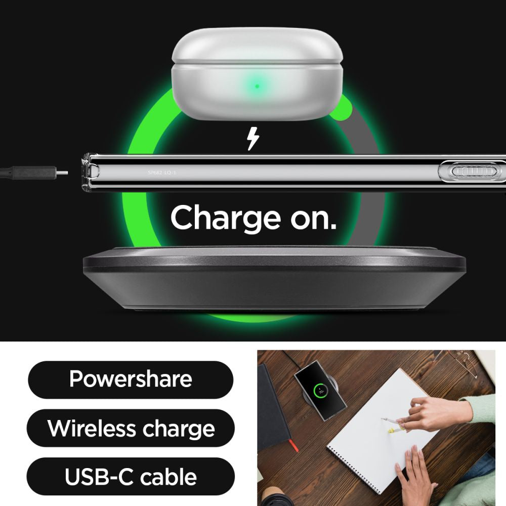 Etui til Samsung Galaxy S24 Ultra S928, Spigen, Liquid Crystal, gjennomsiktig ACS07283
