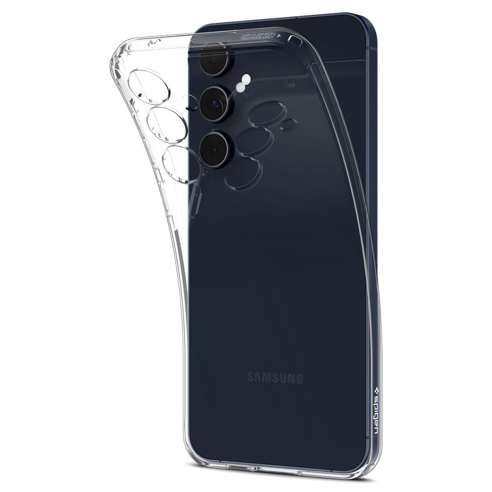 Deksel for Samsung Galaxy A55 5G A556, Spigen, Liquid Crystal, Gjennomsiktig ACS07537