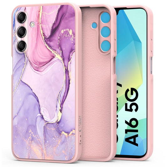 Etui til Samsung Galaxy A16 5G A166 / A16 4G A165, Tech-Protect, Icon, Lilla