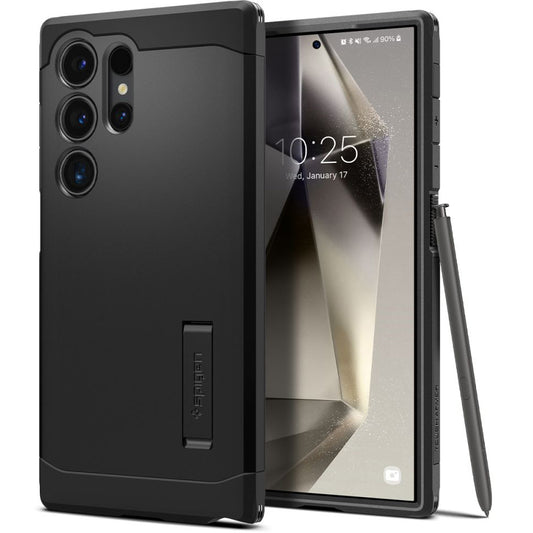 Etui til Samsung Galaxy S24 Ultra S928, Spigen, Tough Armour, Svart
