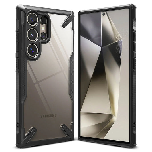 Deksel for Samsung Galaxy S24 Ultra S928, Ringke, Fusion X, Svart