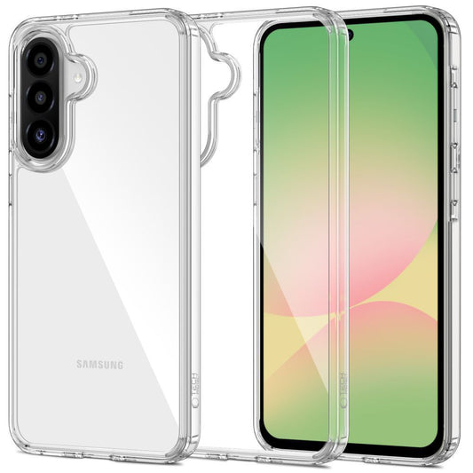 Deksel for Samsung Galaxy A36 A366, Tech-Protect, Flexair Hybrid, Gjennomsiktig