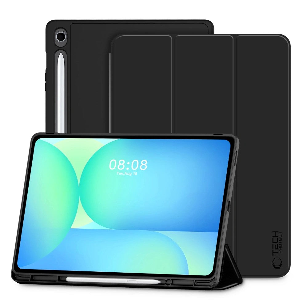 Deksel for Samsung Galaxy Tab S10 FE+, Tech-Protect, SC PEN, Svart