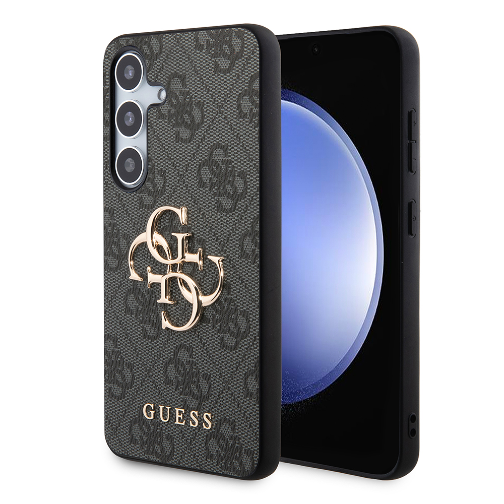 Deksel til Samsung Galaxy S24+ S926, Guess, 4G Big Logo, Svart, Reseglet
