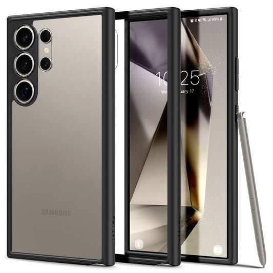 Etui til Samsung Galaxy S24 Ultra S928, Spigen, Ultra Hybrid, Svart